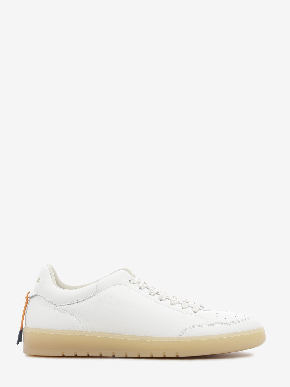 Baron white nappa sneakers