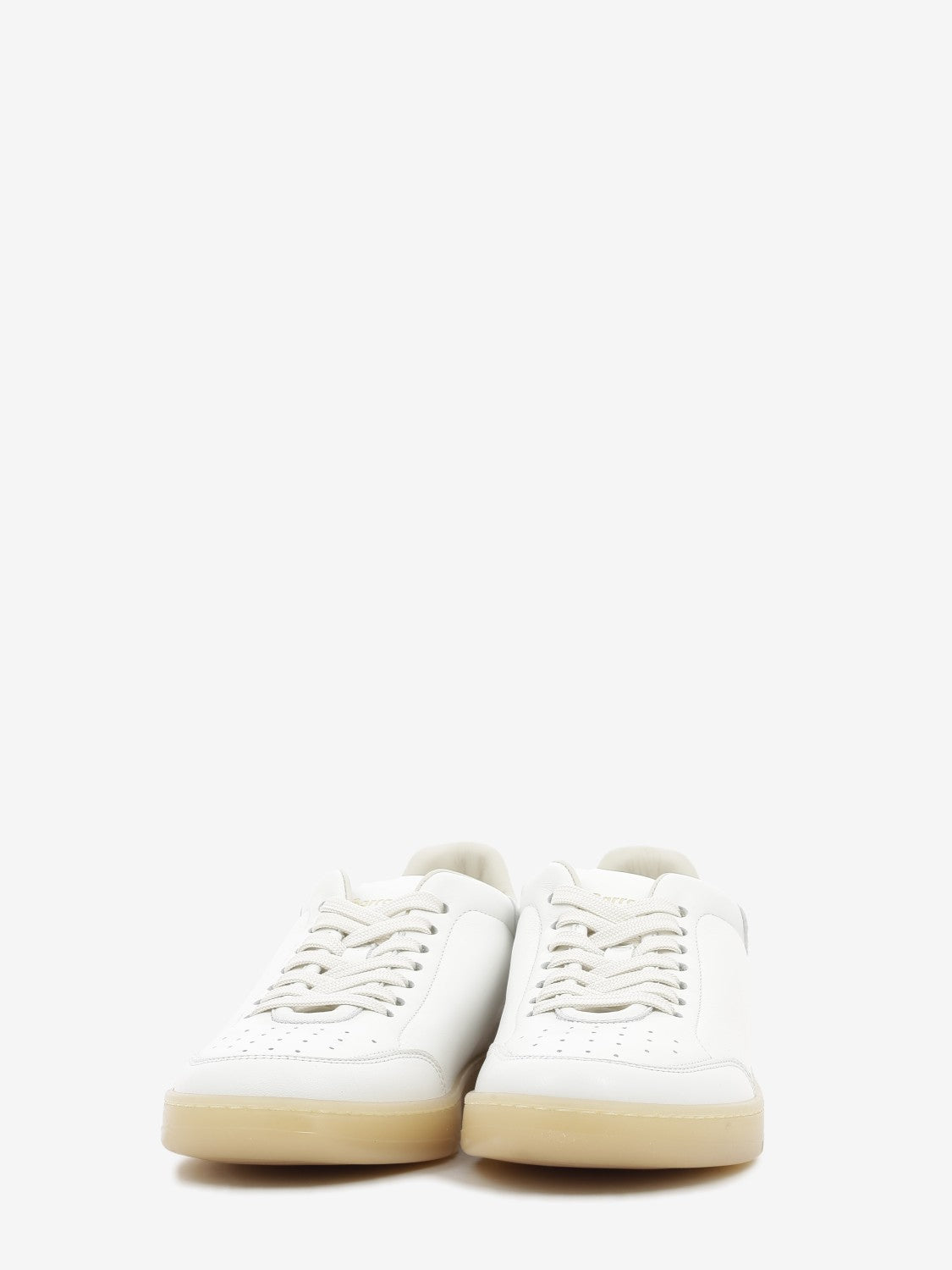 Baron white nappa sneakers