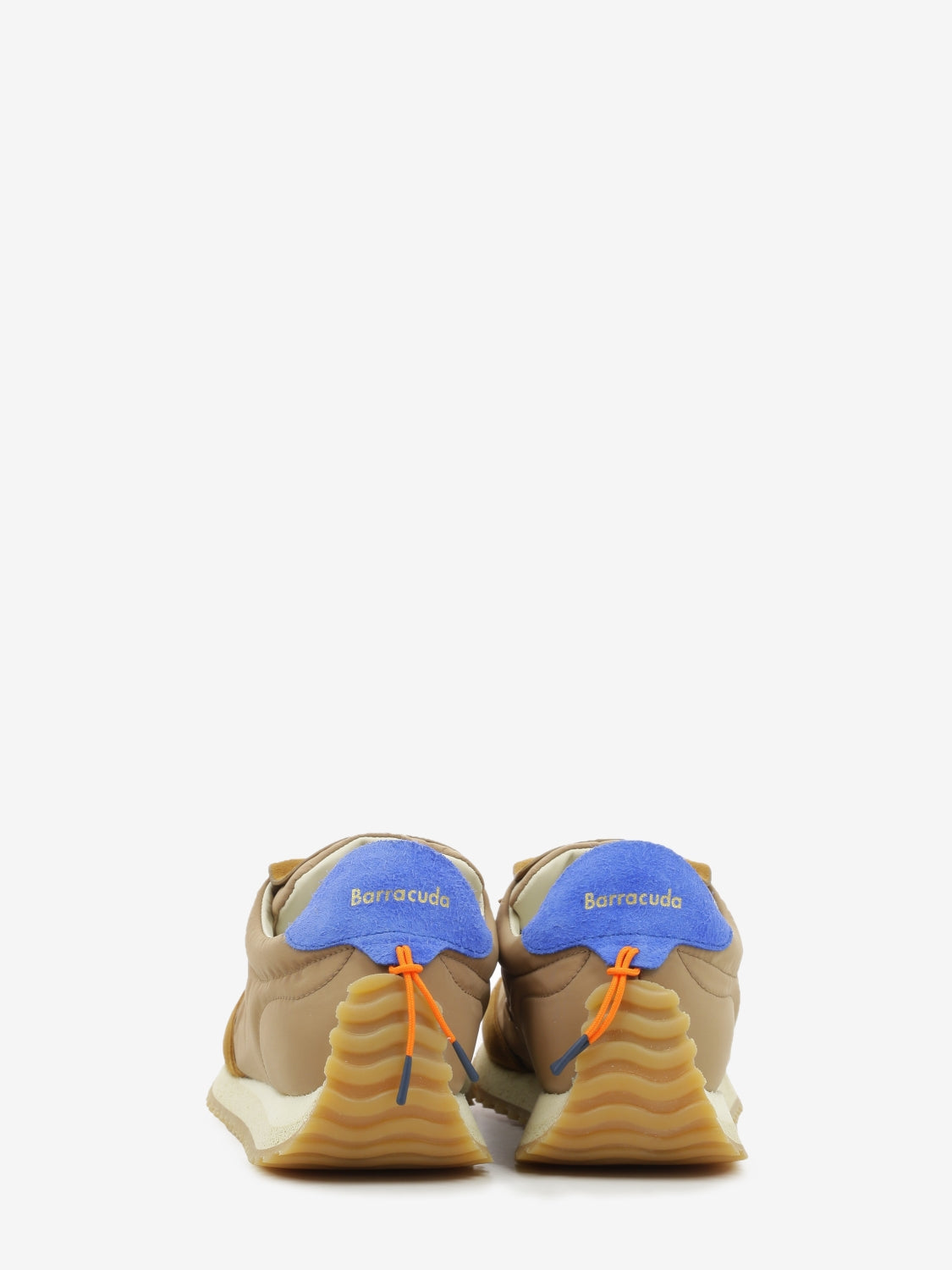 Sneakers Garage in brown nylon and suede