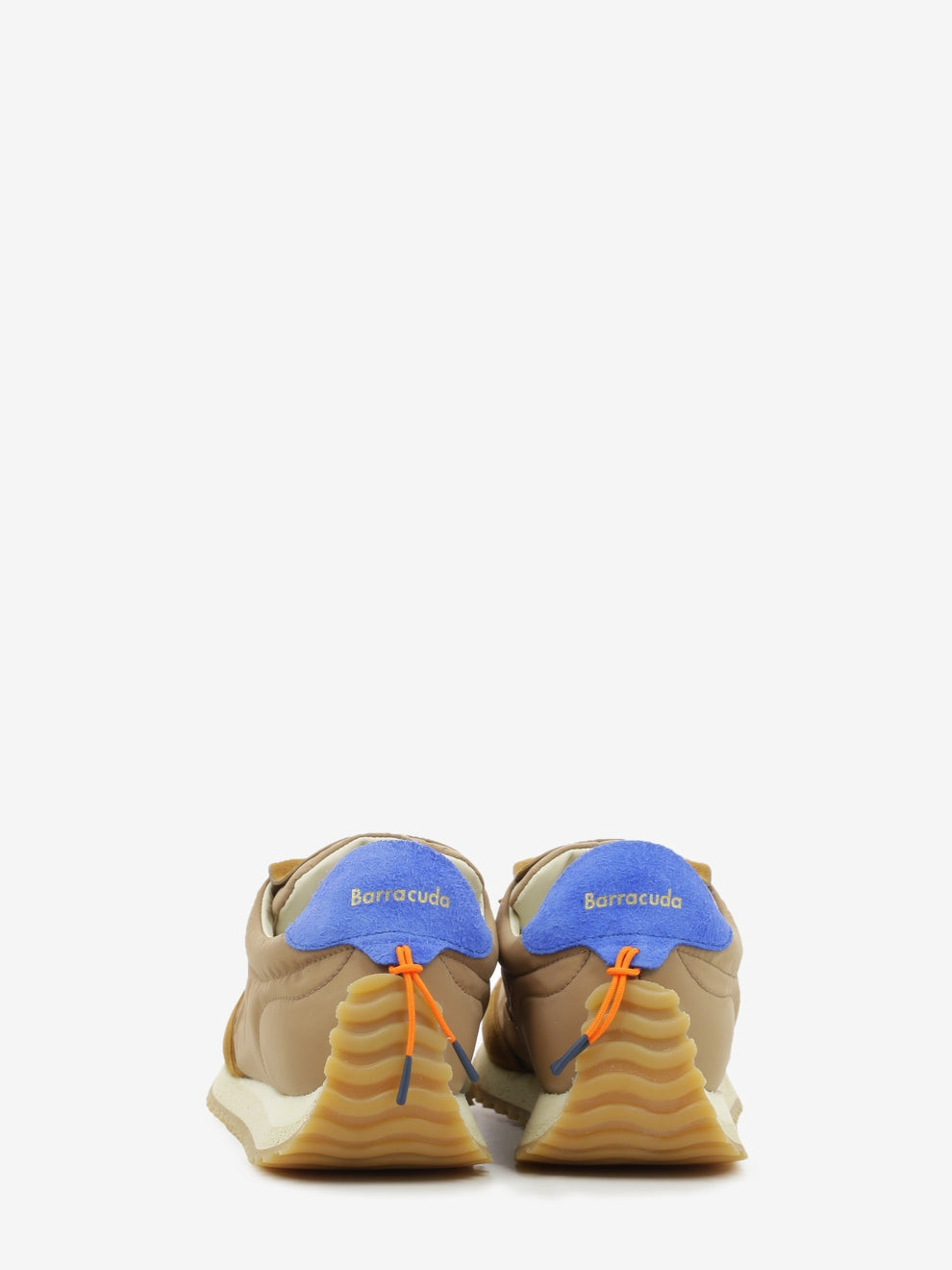 Sneakers Garage in brown nylon and suede