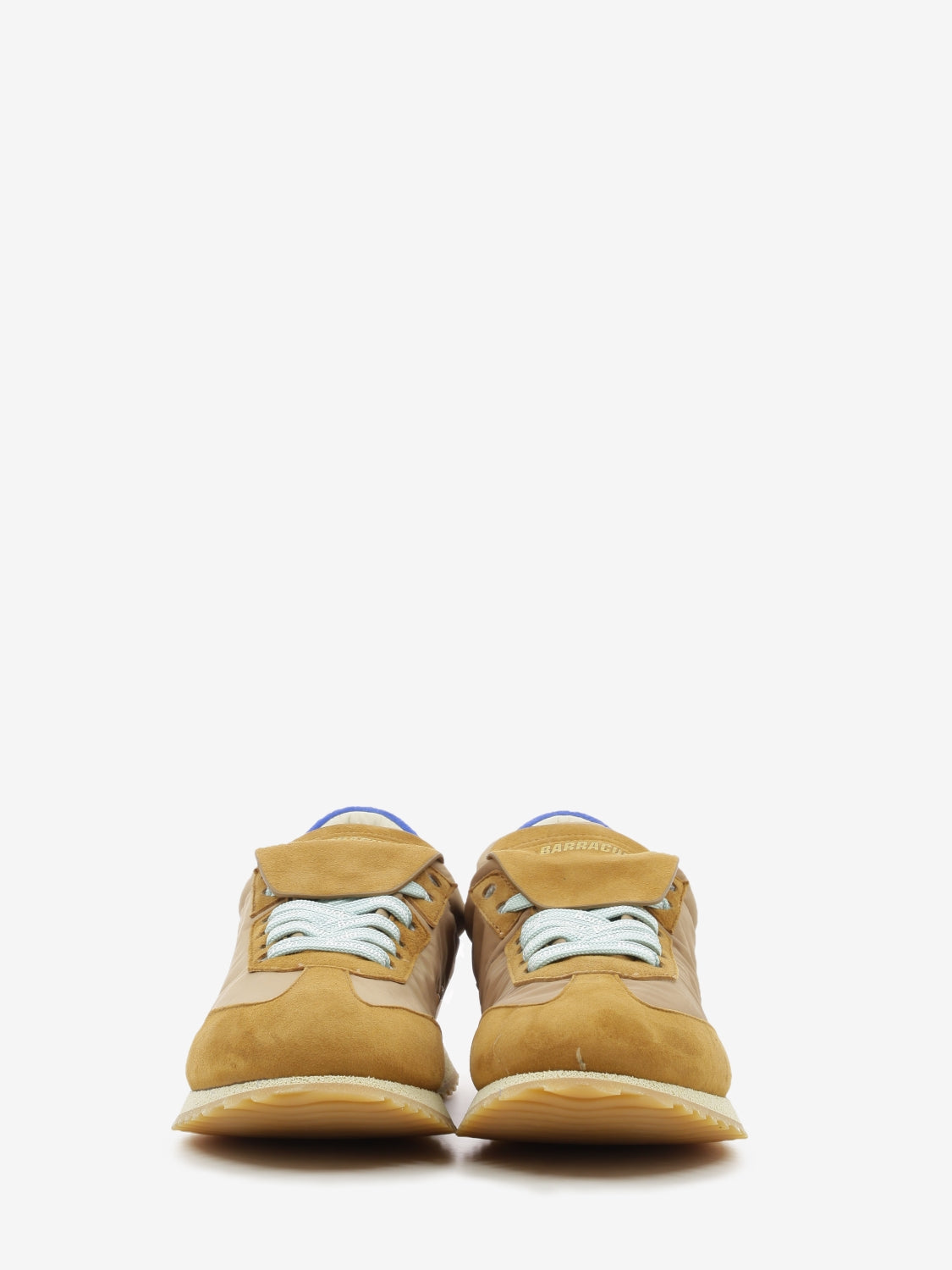Sneakers Garage in brown nylon and suede