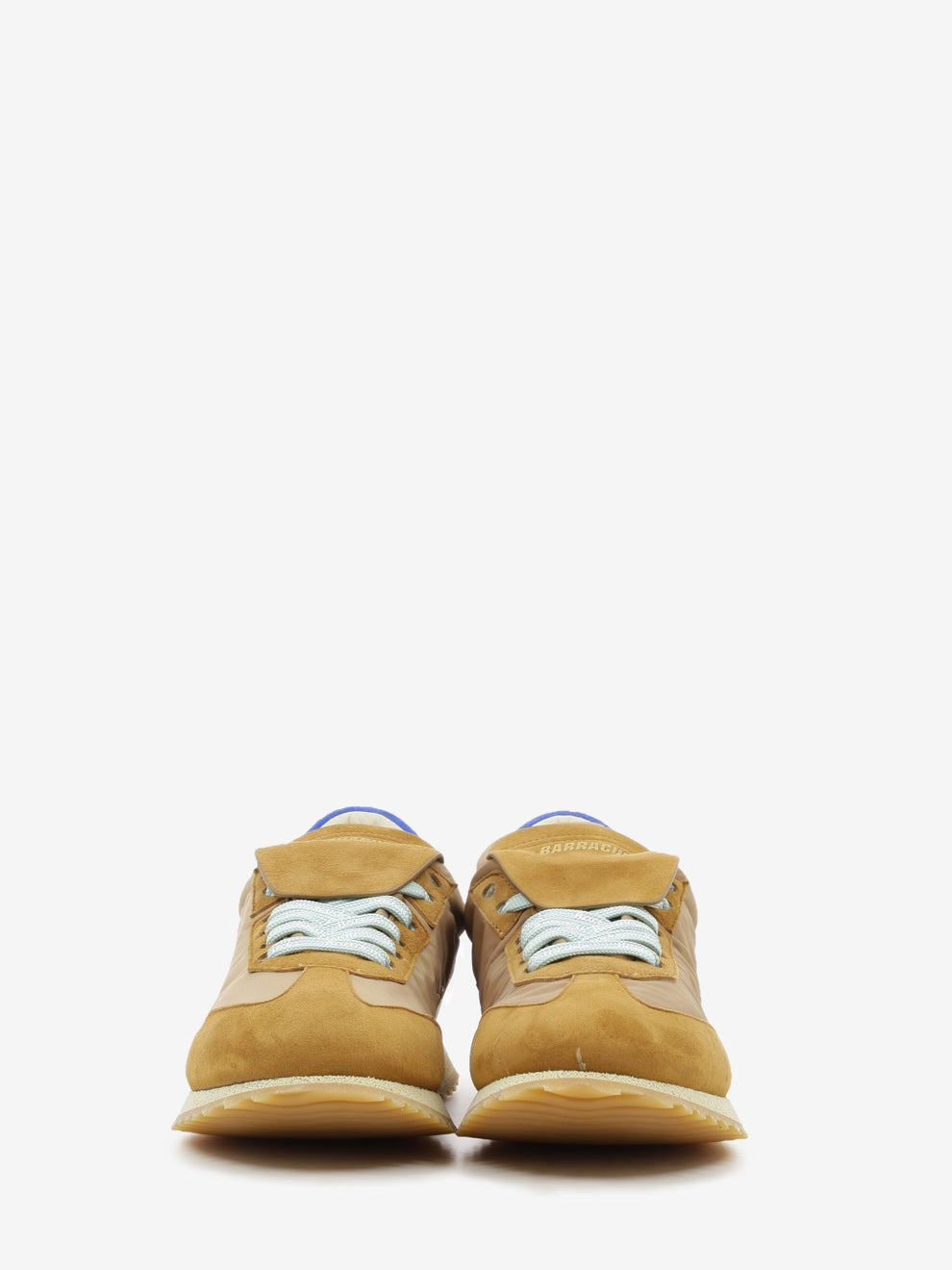 Sneakers Garage in brown nylon and suede