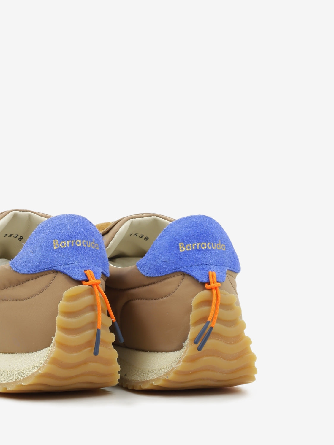 Sneakers Garage in brown nylon and suede