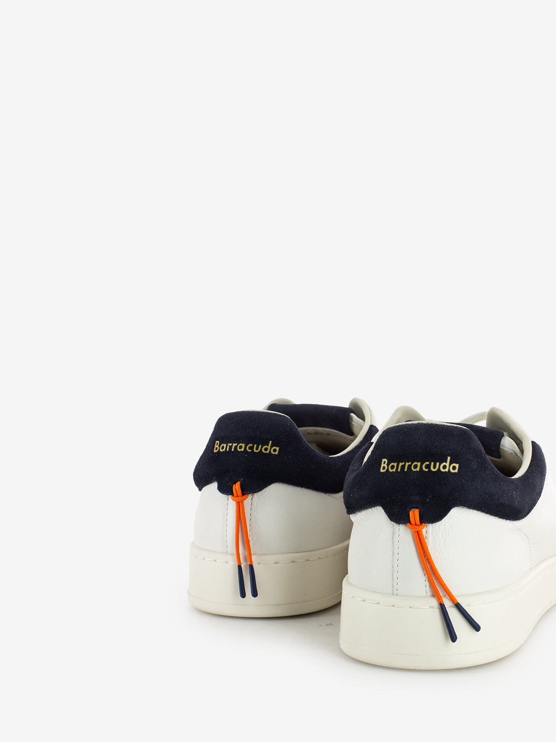 Sneakers in pelle e camoscio marmo / camelia / navy