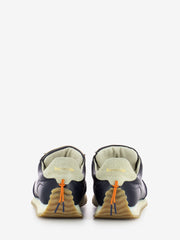 BARRACUDA - Sneakers in pelle e suede blu