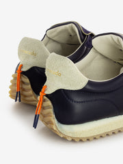 BARRACUDA - Sneakers in pelle e suede blu