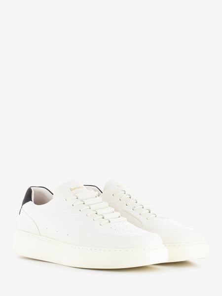 Sneakers in pelle white / black