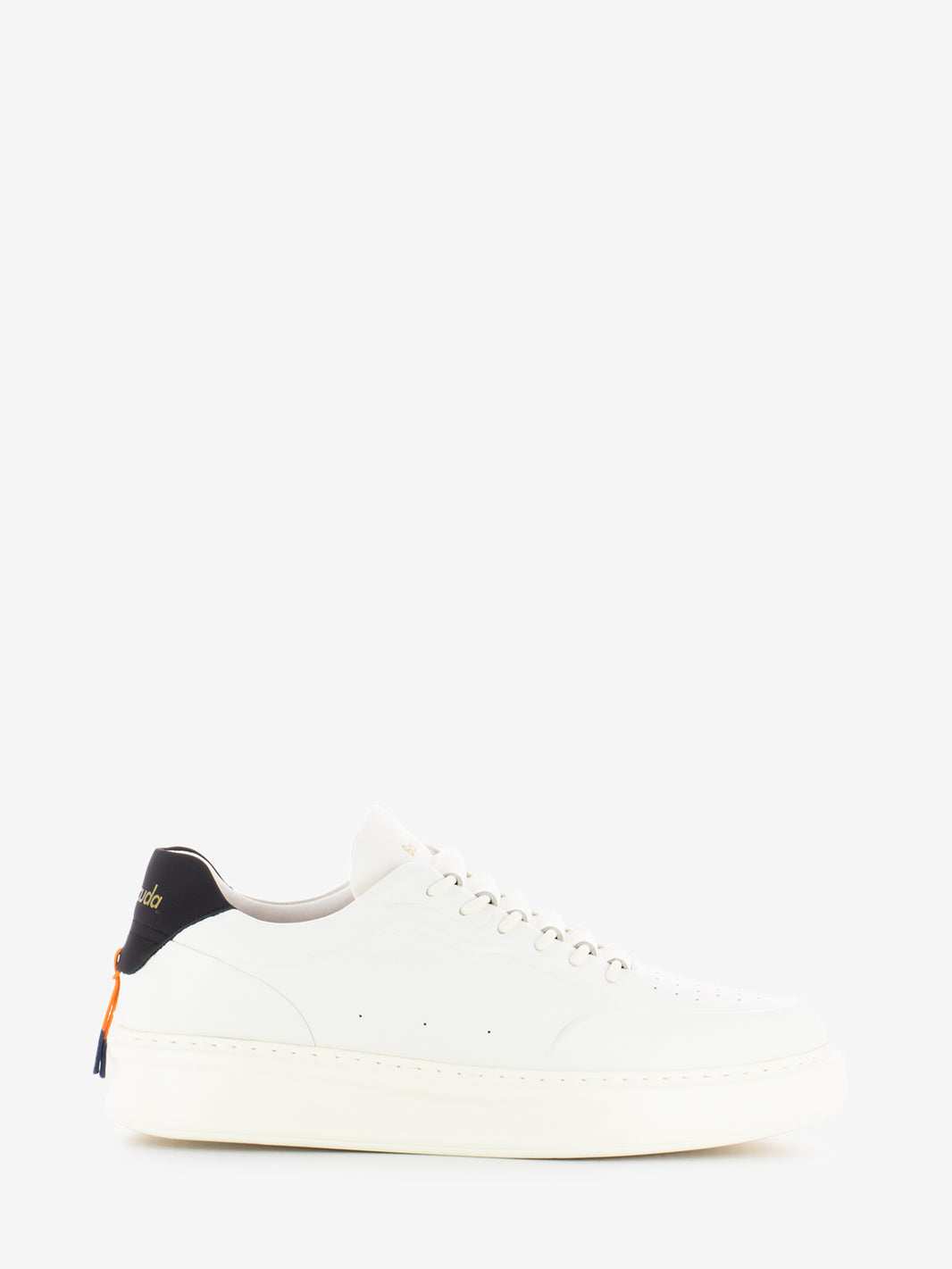Sneakers in pelle white / black