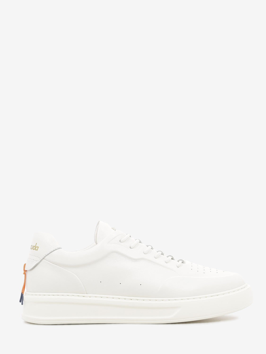 White leather sneakers