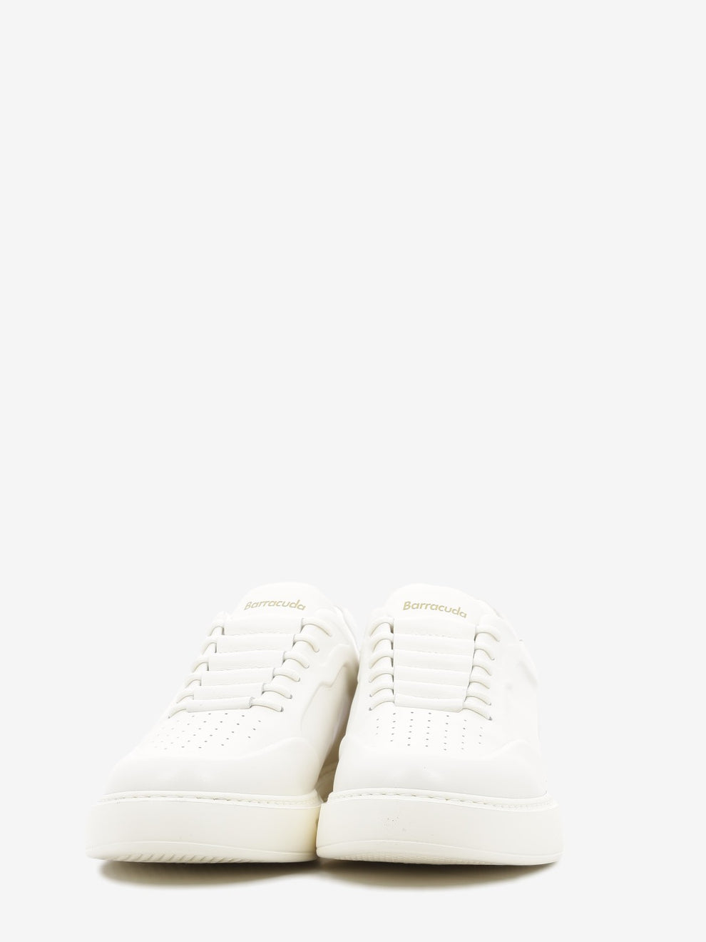 White leather sneakers