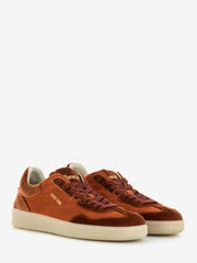 BARRACUDA - Sneakers in suede e velluto ruggine / parrot