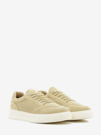 Sneakers in suede tabacco