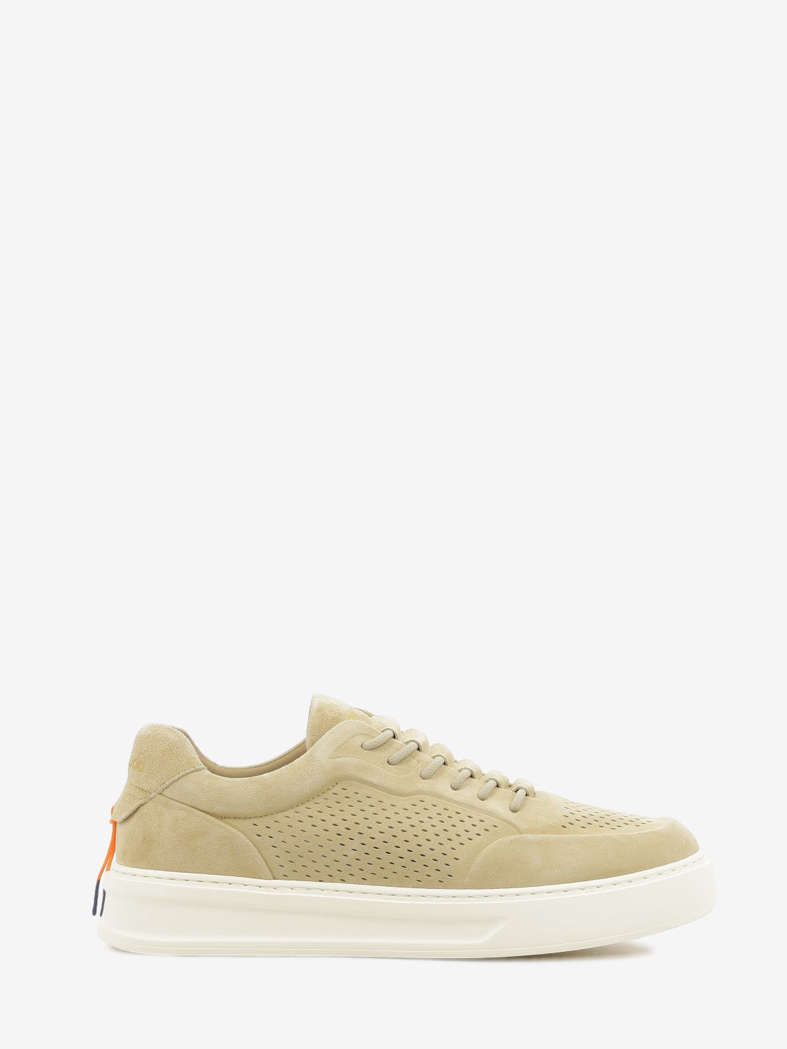 Sneakers in suede tabacco