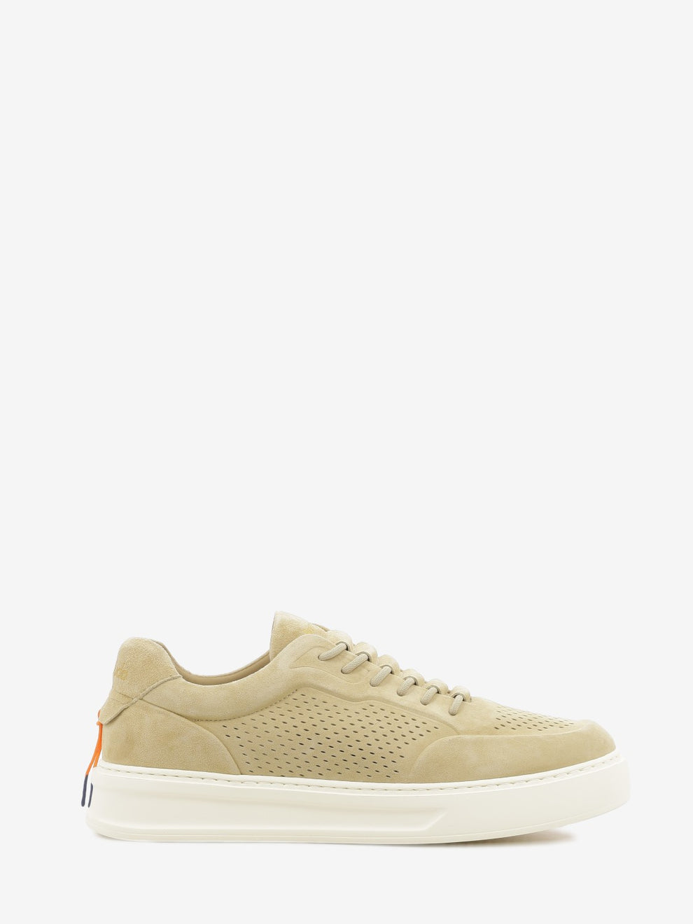 Sneakers in suede tabacco