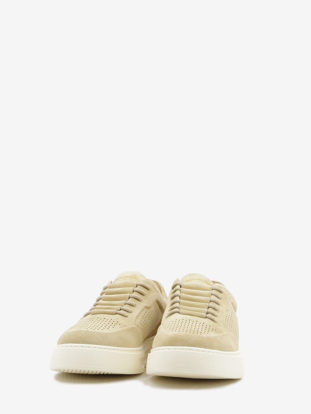 Sneakers in suede tabacco