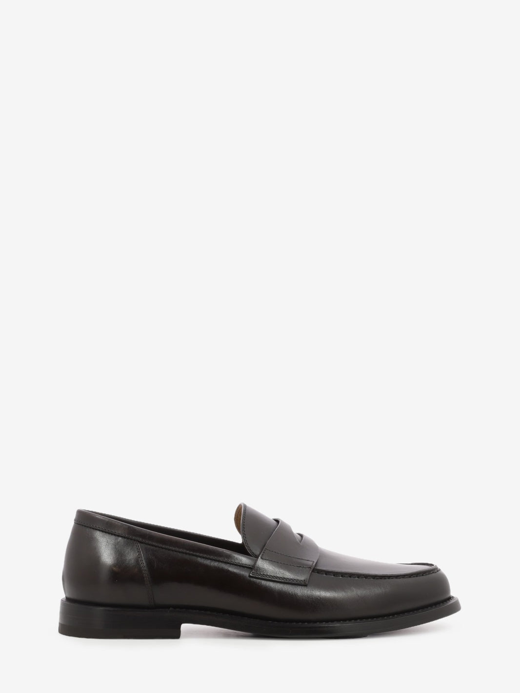 Wenge Leather Loafers