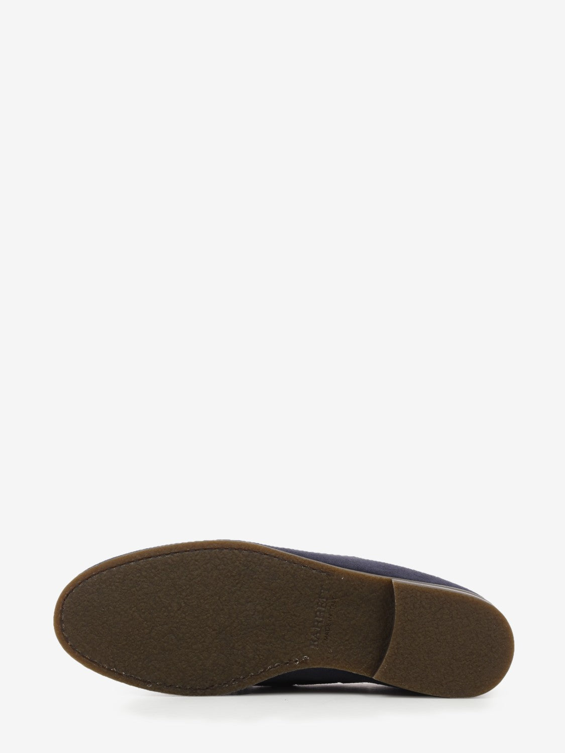 Night blue suede loafers