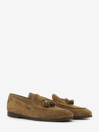 Mocassini in suede oak
