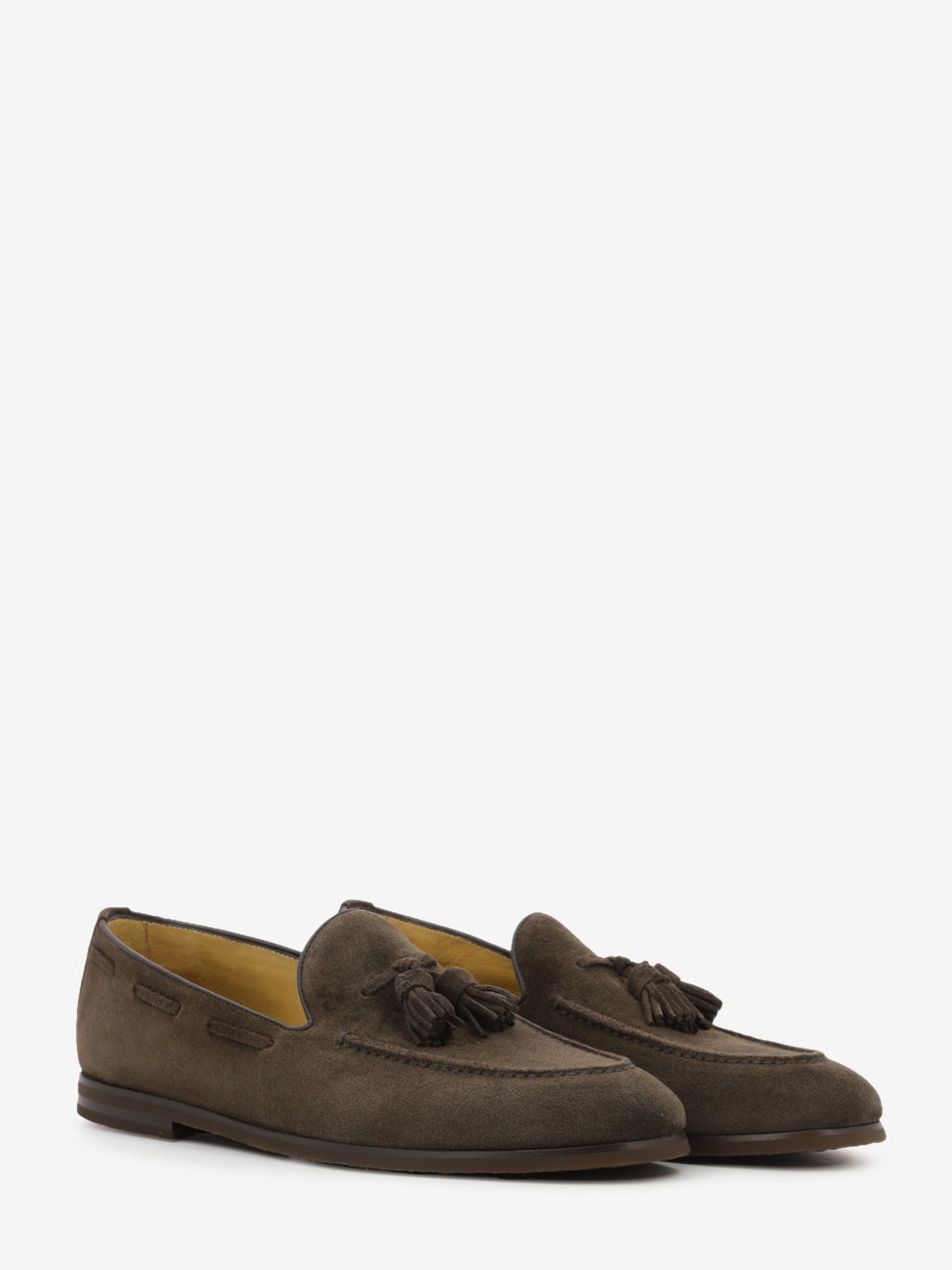 Mocassini in suede testa di moro