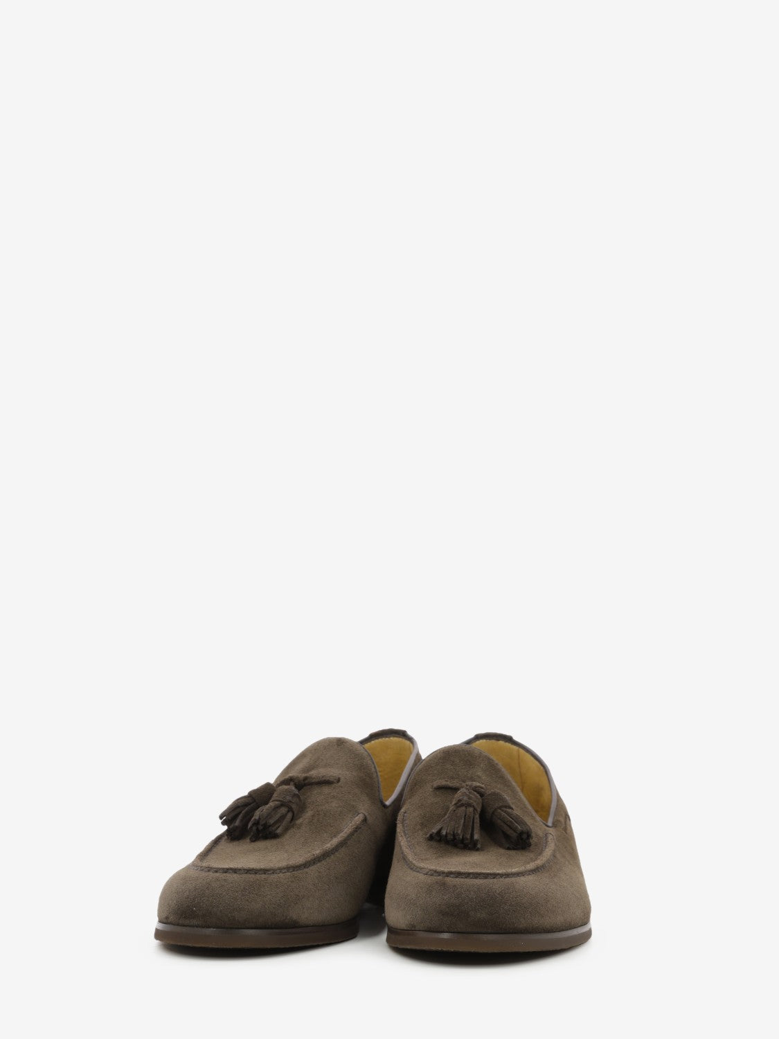 Mocassini in suede testa di moro