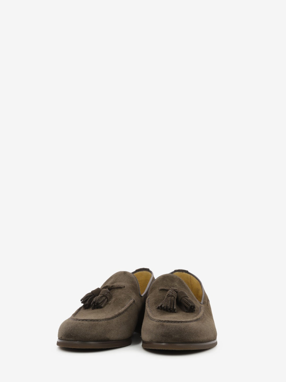 Mocassini in suede testa di moro