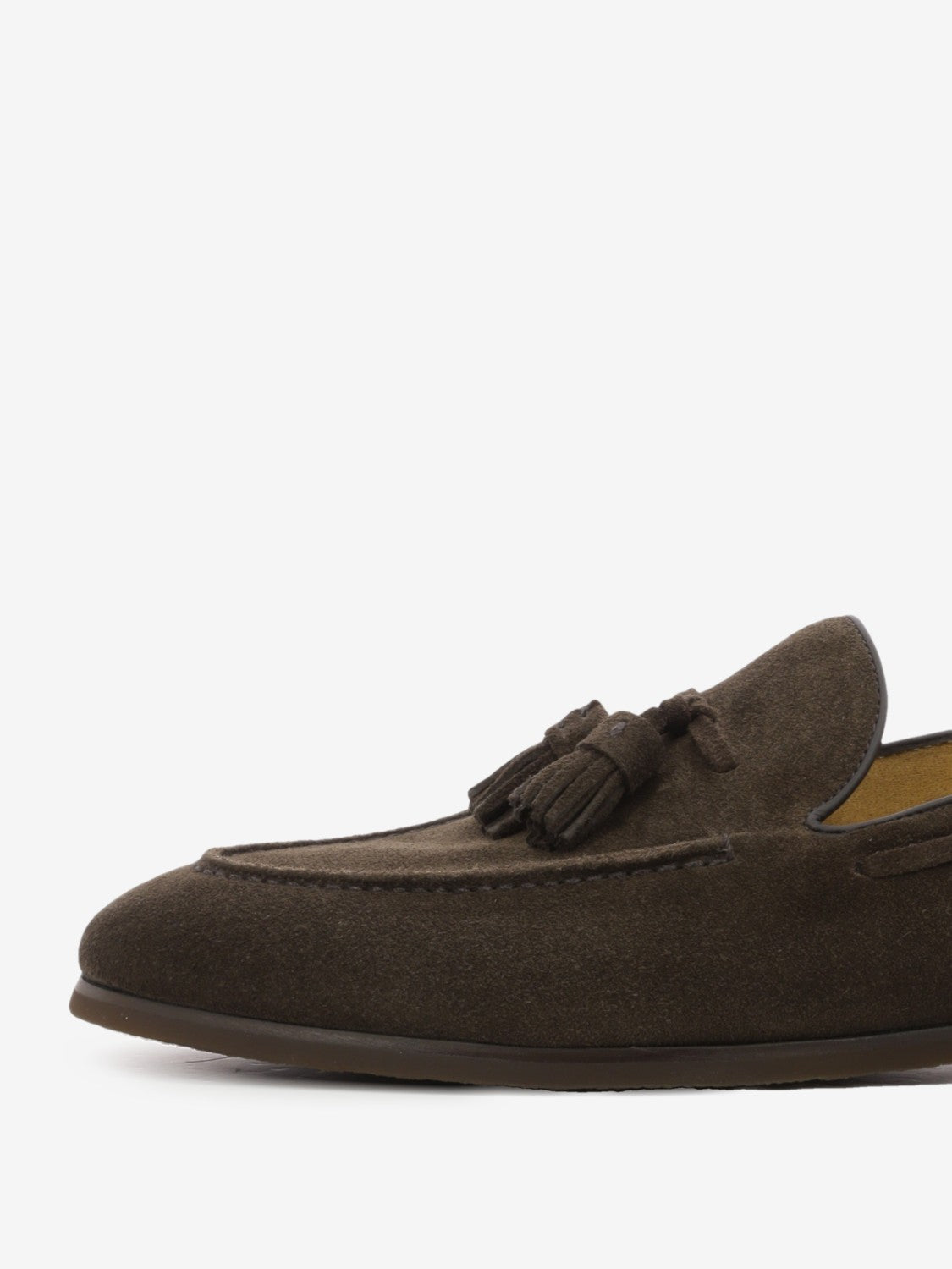 Mocassini in suede testa di moro