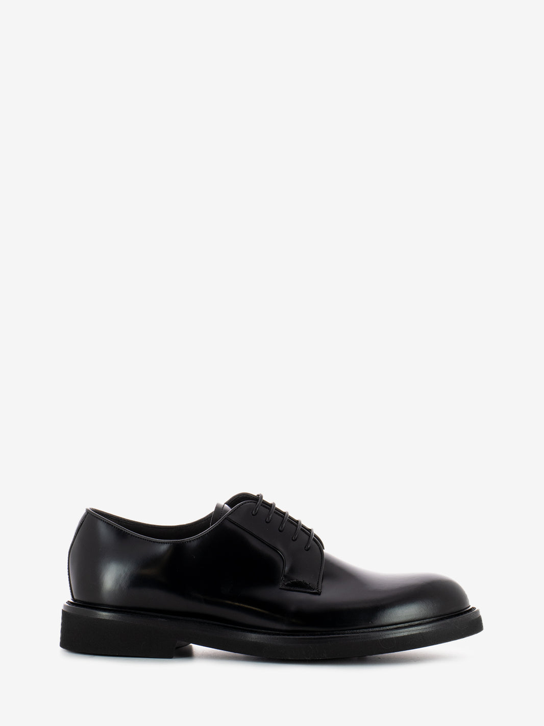 Scarpa derby allacciata nero