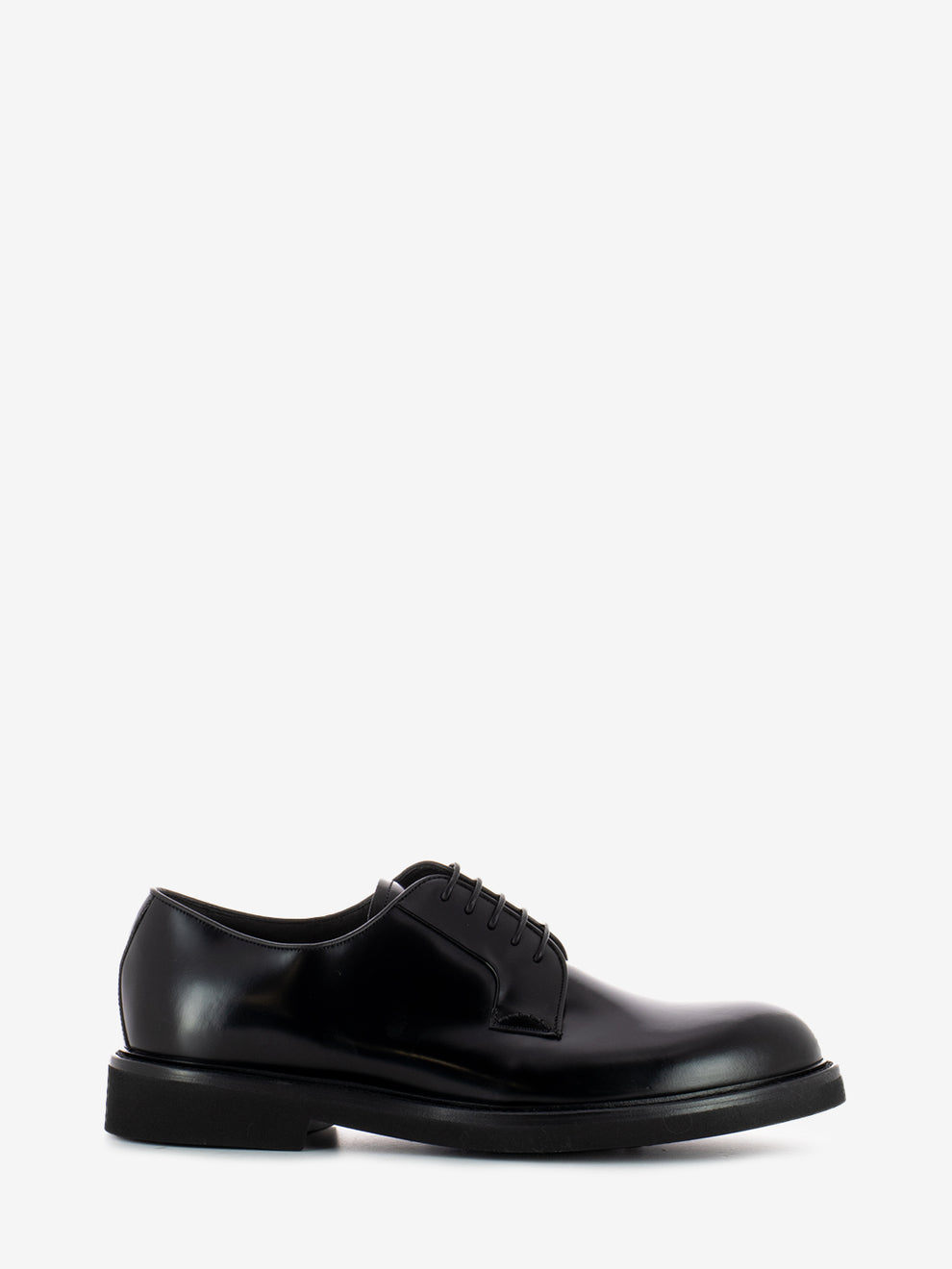 Scarpa derby allacciata nero