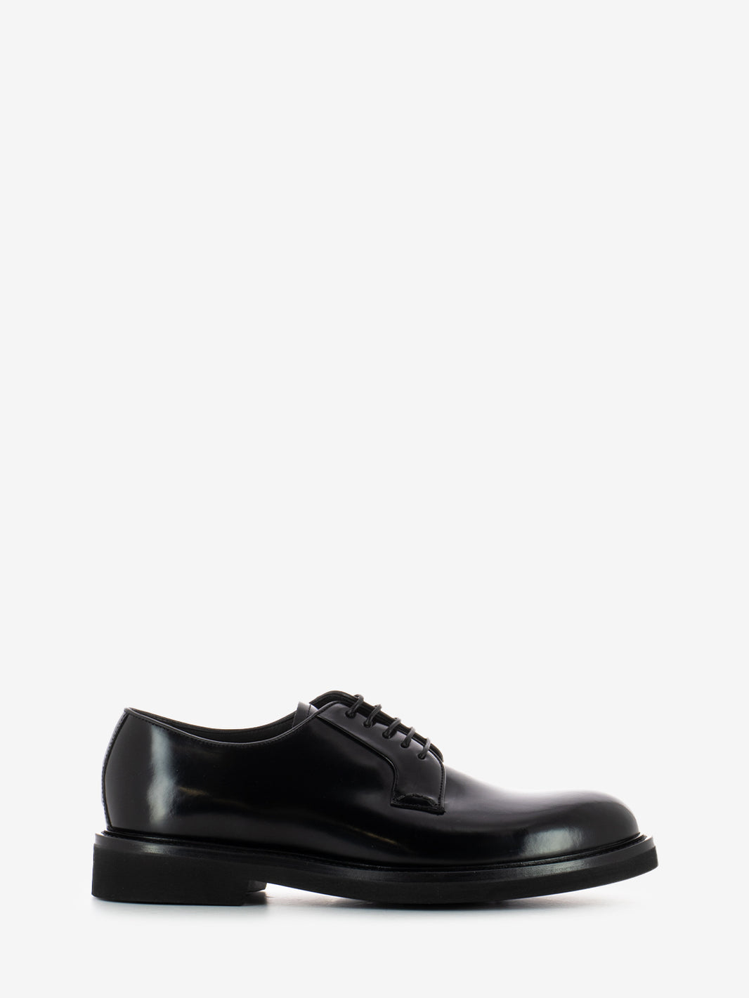 Scarpa derby allacciata nero