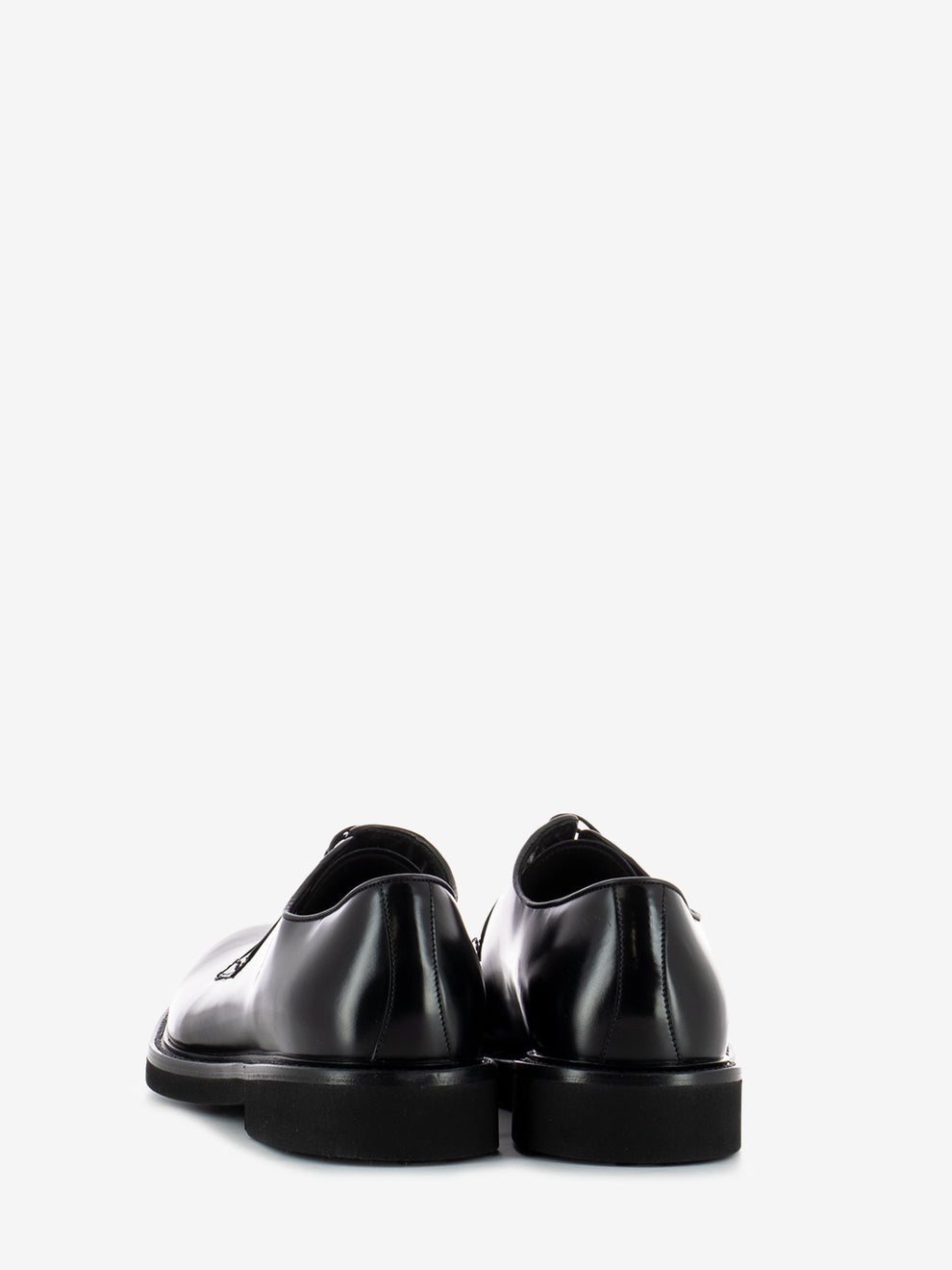 Scarpa derby allacciata nero