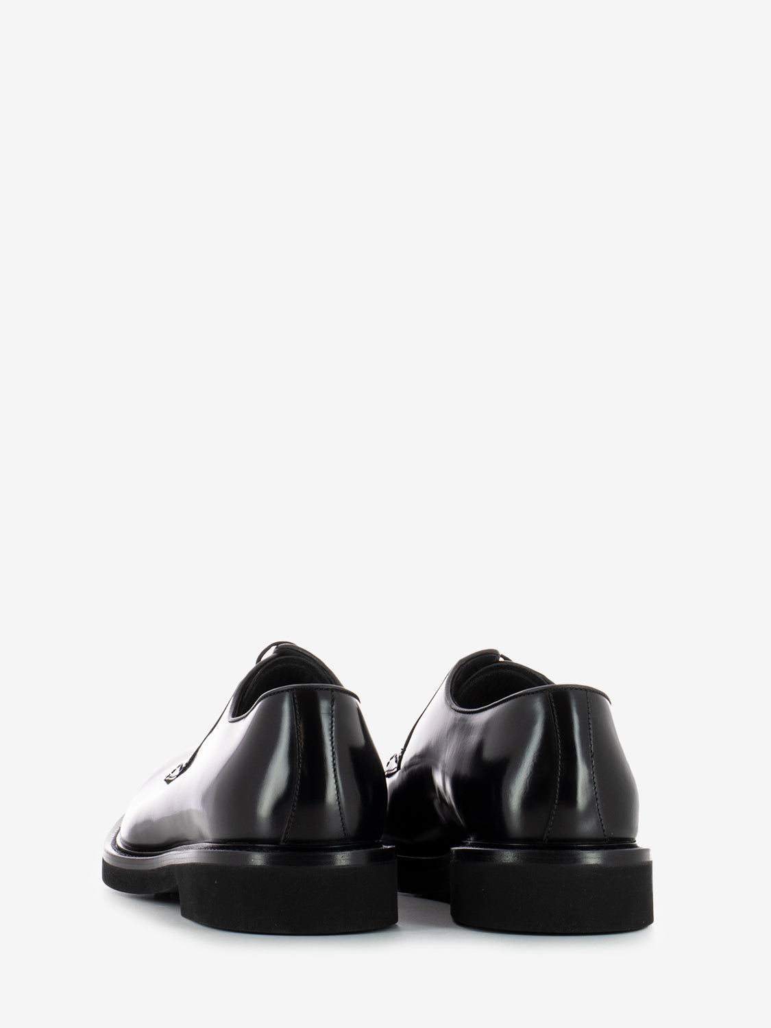 Scarpa derby allacciata nero