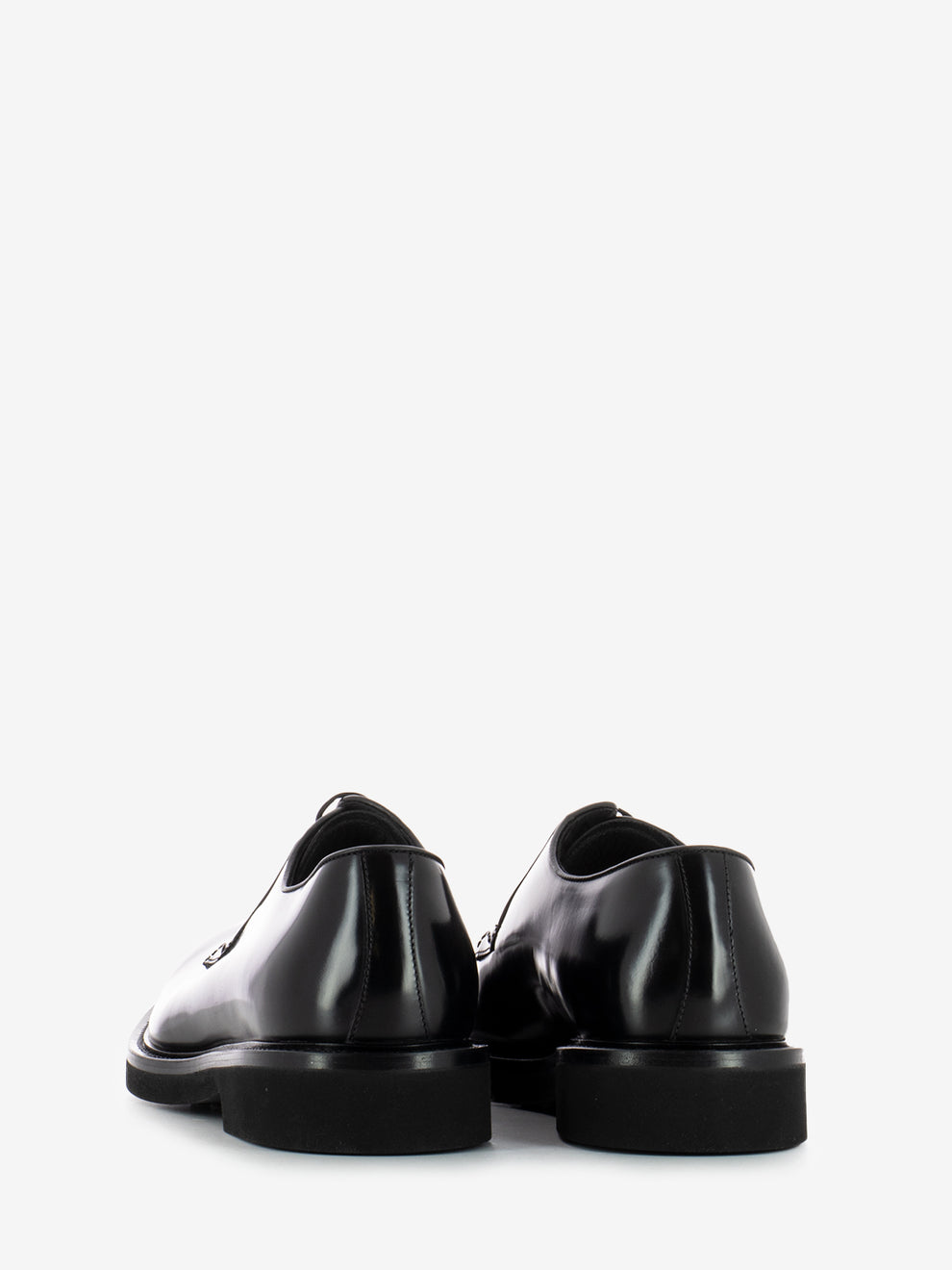 Scarpa derby allacciata nero