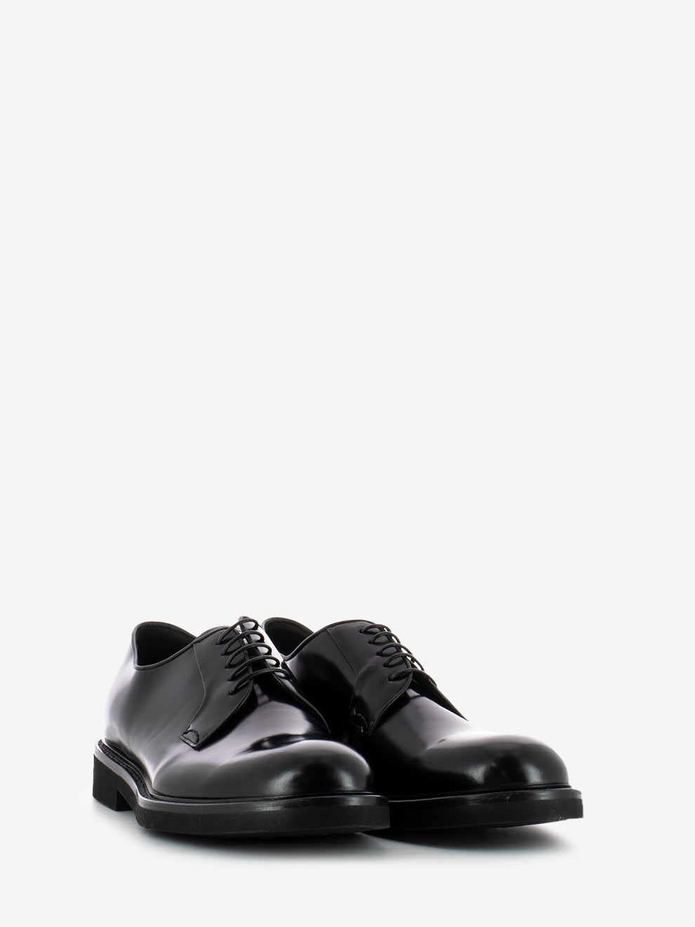 Scarpa derby allacciata nero