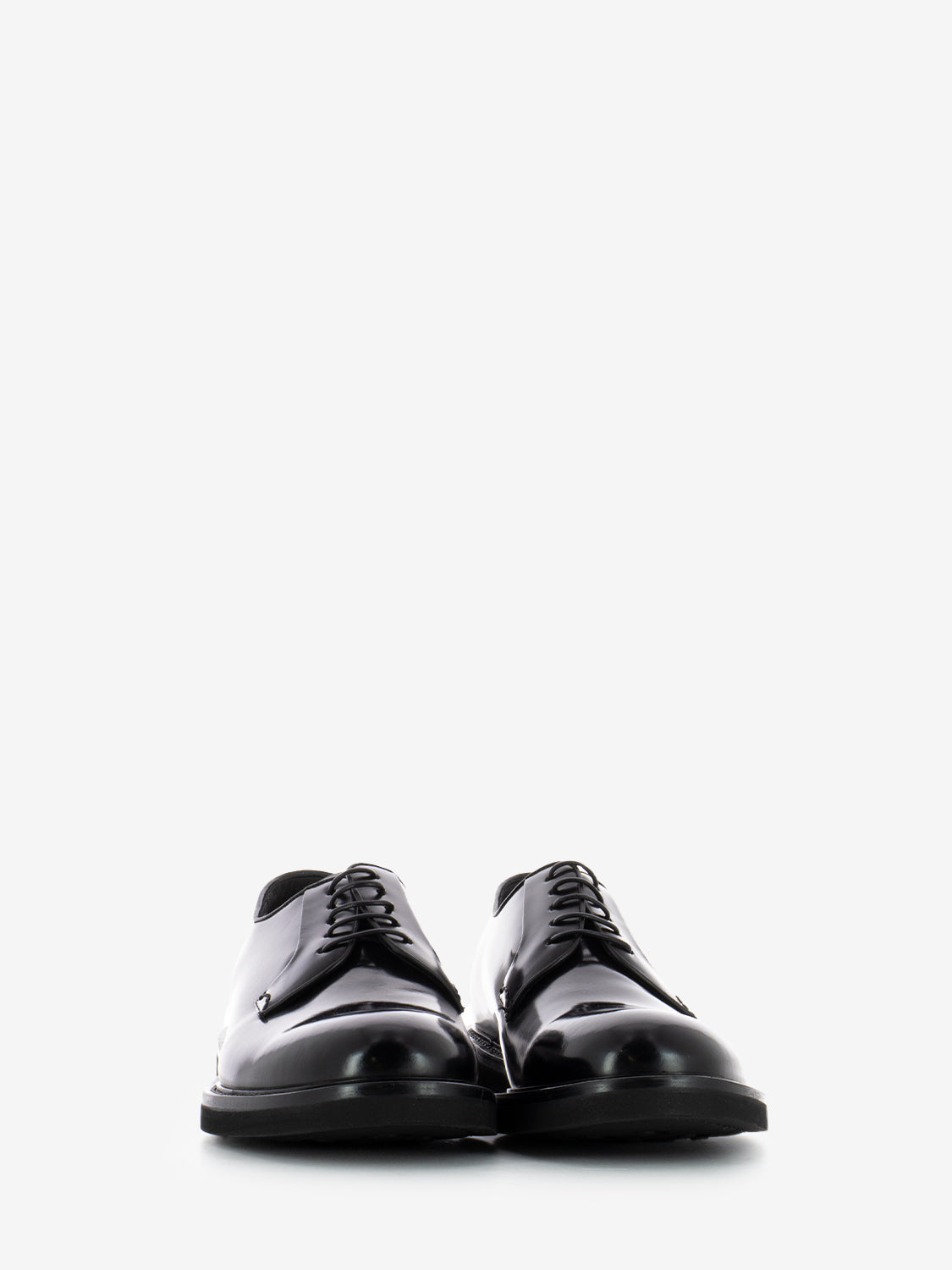 Scarpa derby allacciata nero