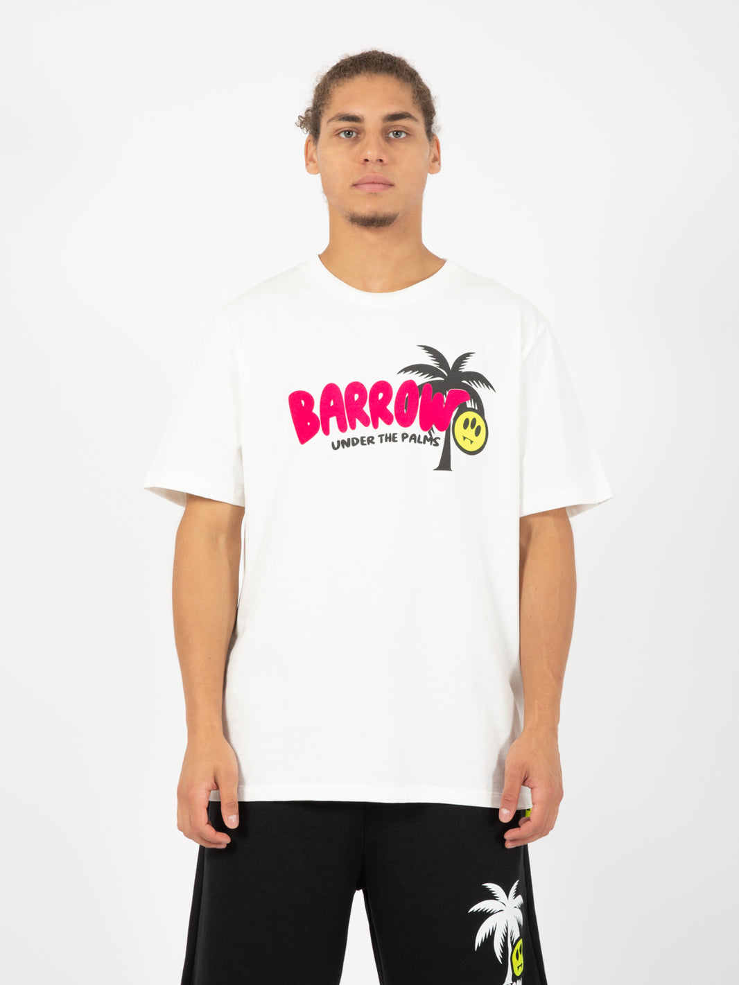 T-shirt in jersey palms off white
