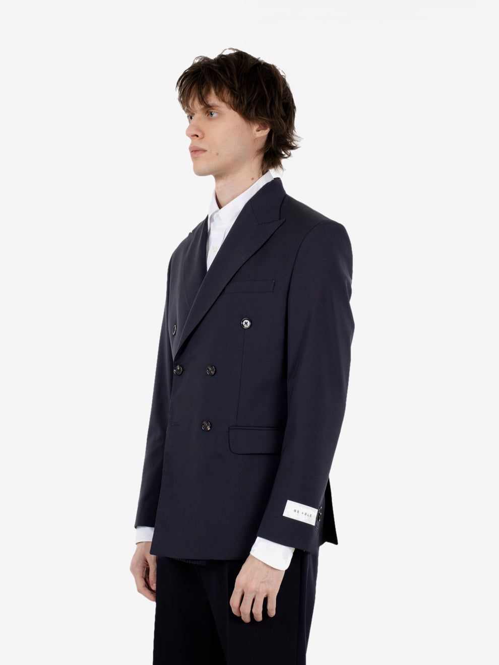Blue double-breasted Dan blazer