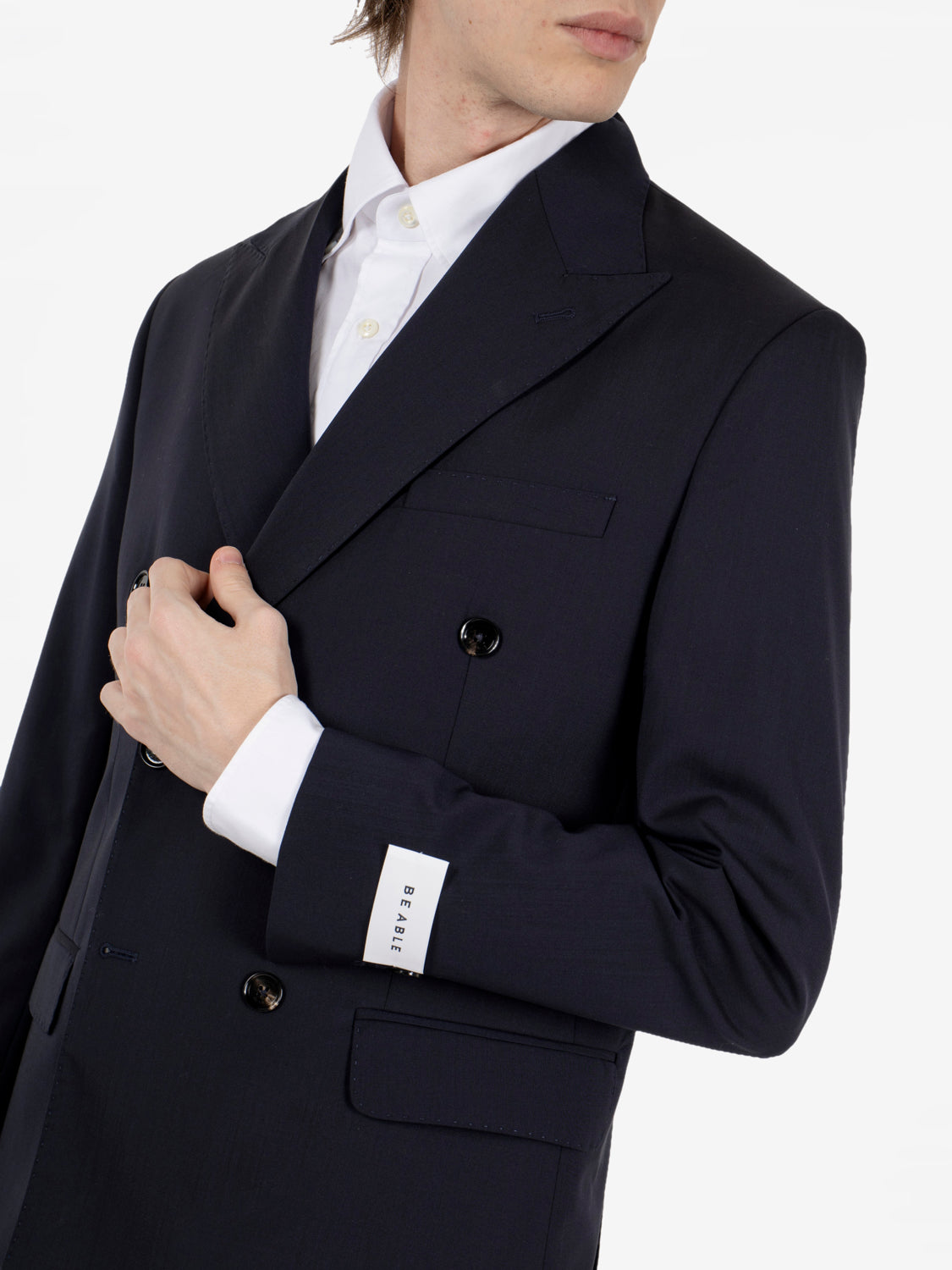 Blue double-breasted Dan blazer