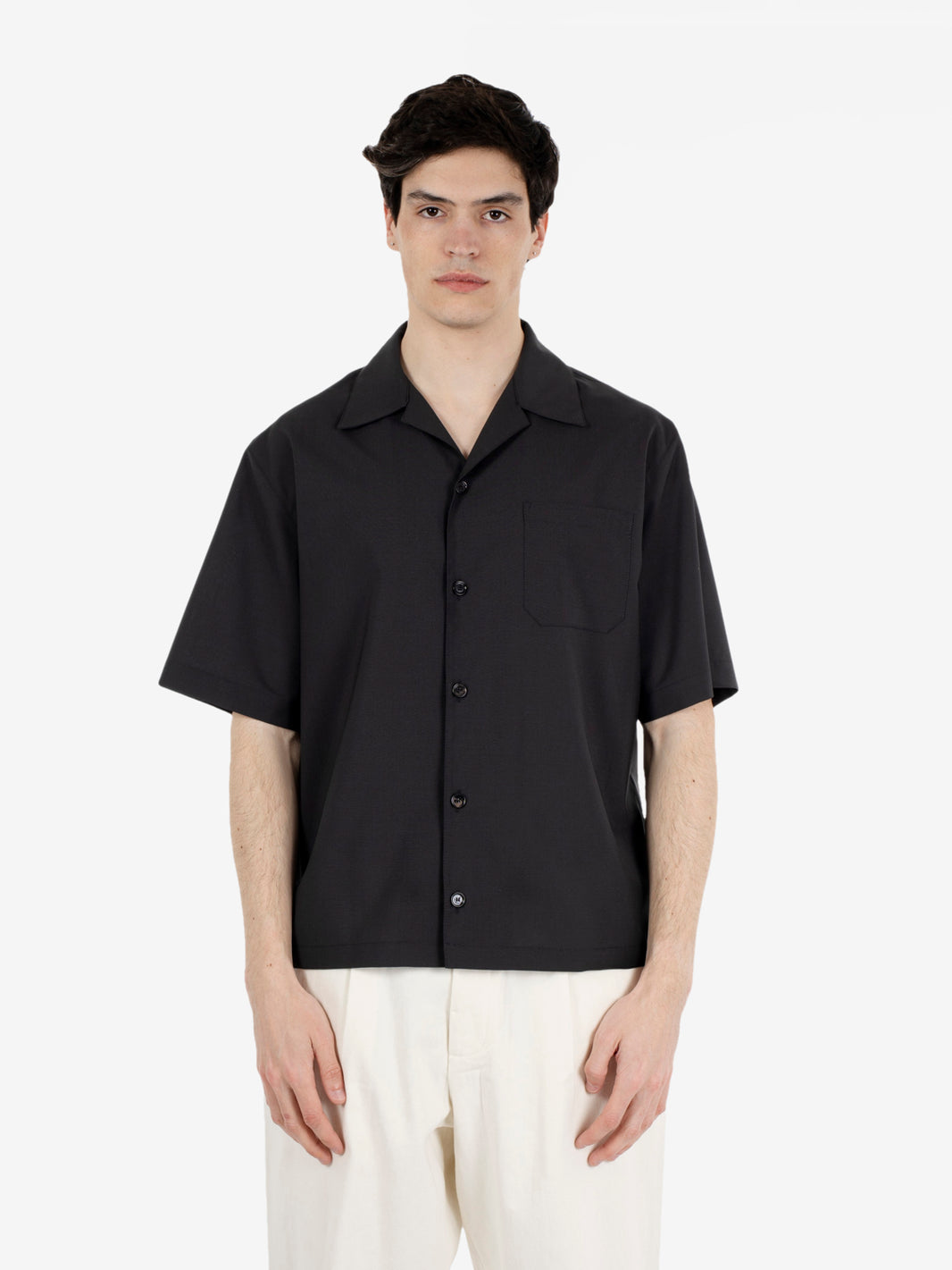 Camicia manica corta Micky black