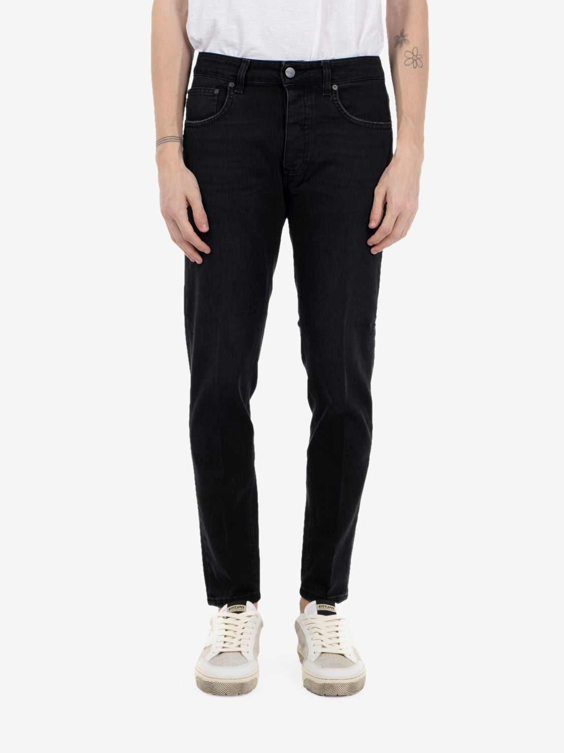 Davis shorter denim black