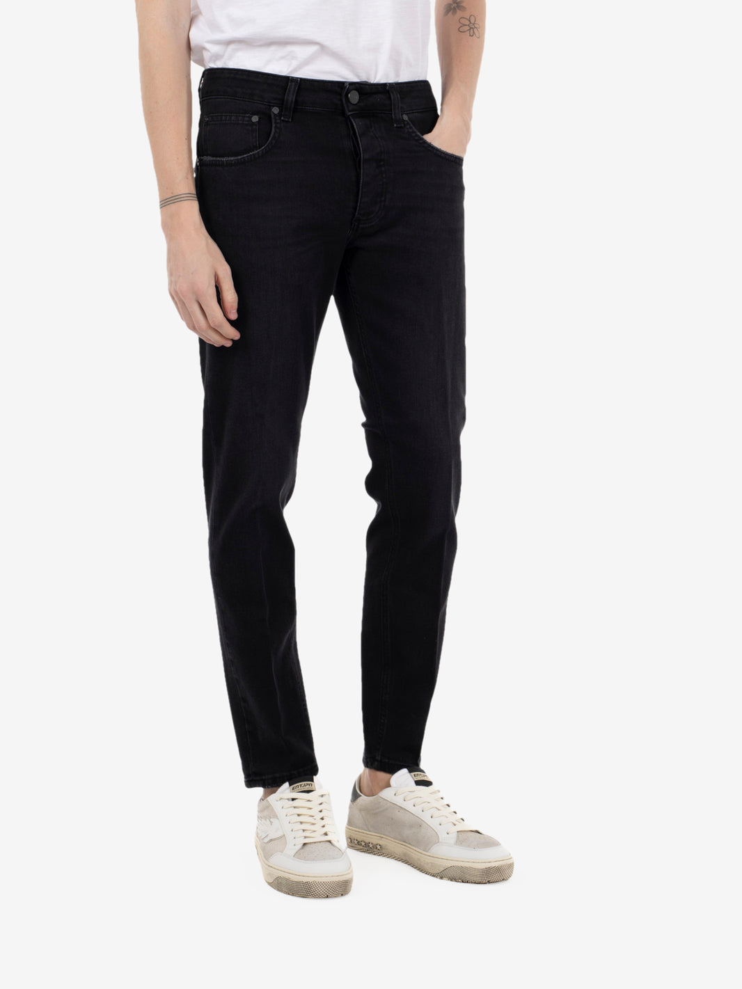 Davis shorter denim black
