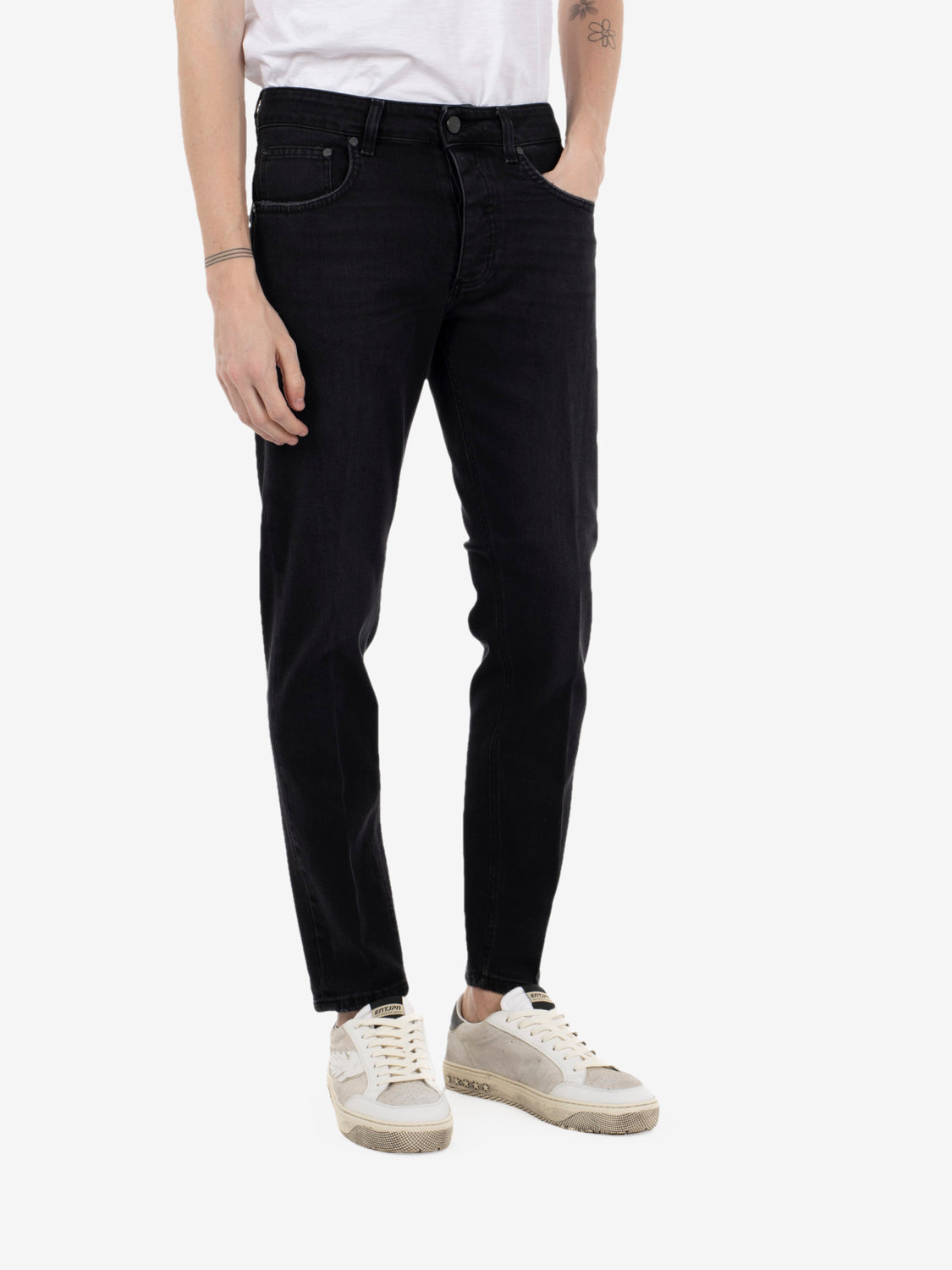 Davis shorter denim black