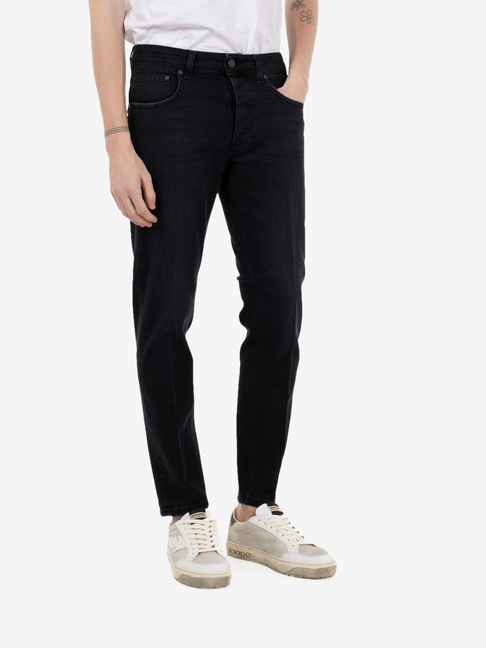 Davis shorter denim black
