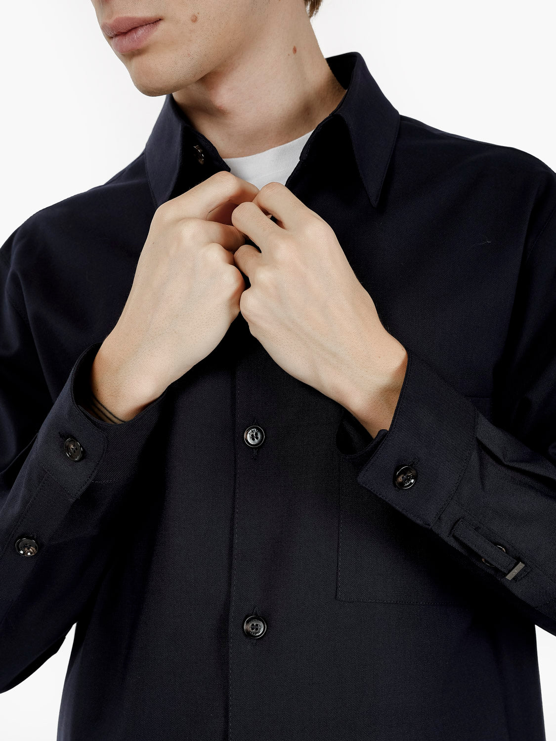 Giacca camicia Blake blu