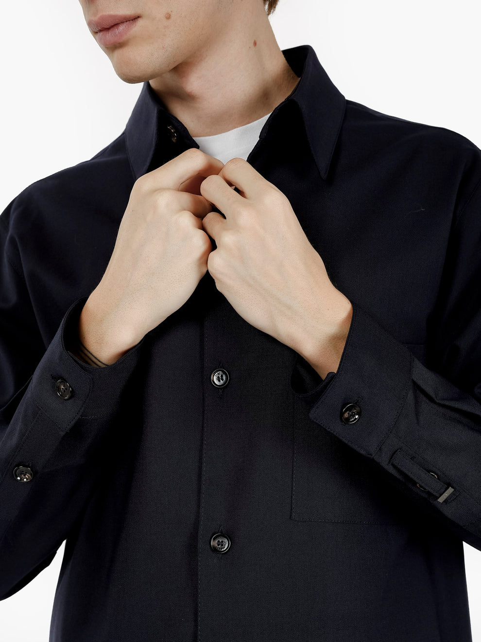 Giacca camicia Blake blu