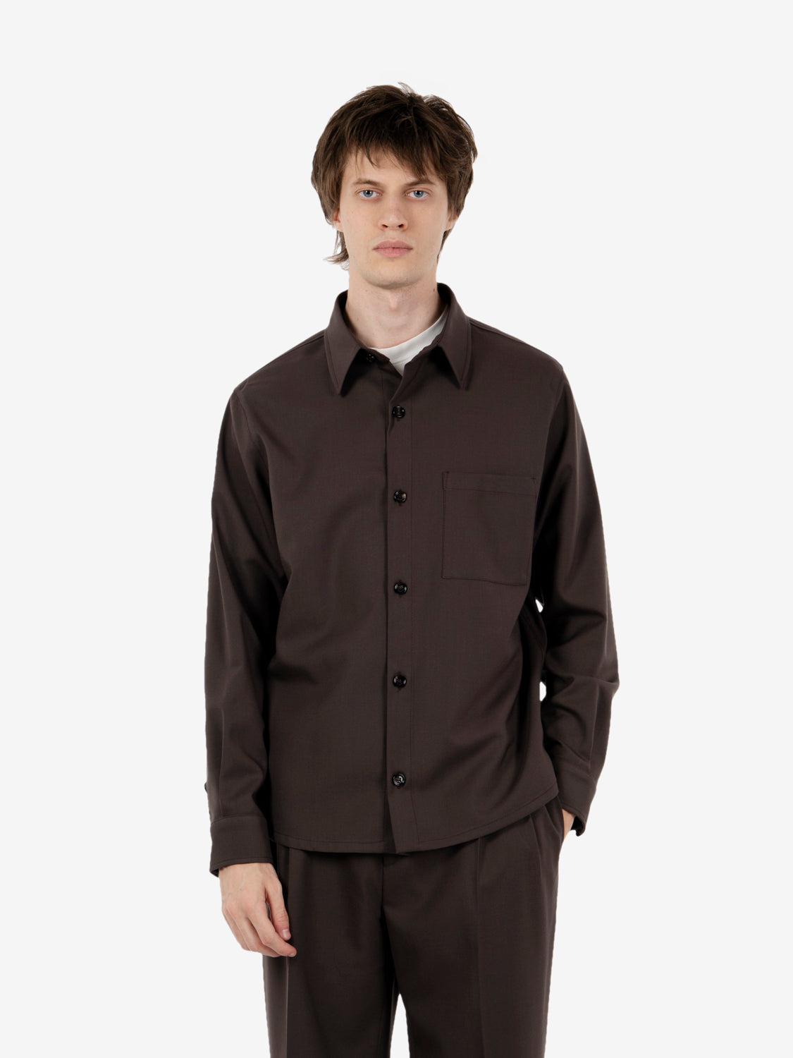 JACKET SHIRT BLAKE BROWN BA-BLAKE05-WBS_MARR