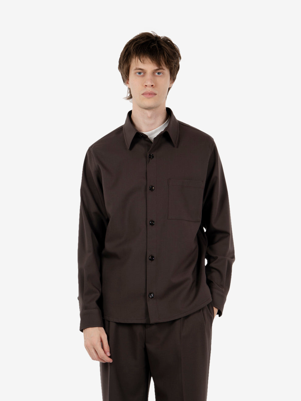 JACKET SHIRT BLAKE BROWN BA-BLAKE05-WBS_MARR