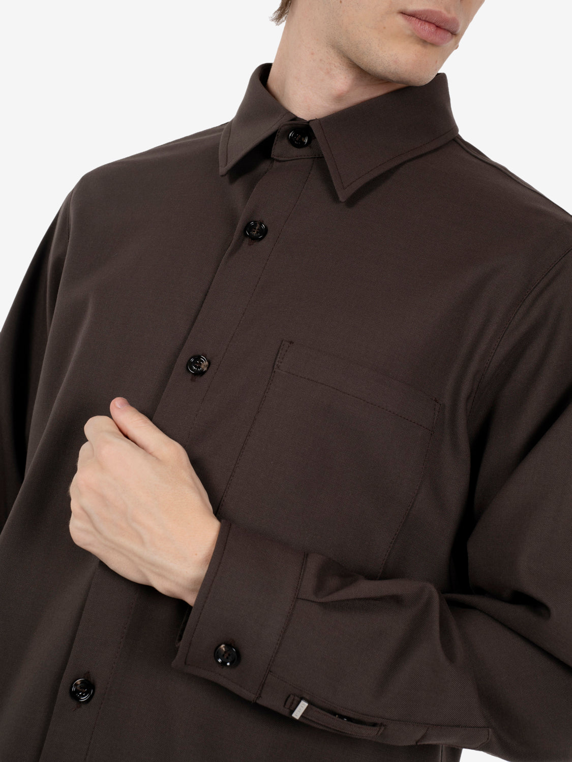 JACKET SHIRT BLAKE BROWN BA-BLAKE05-WBS_MARR