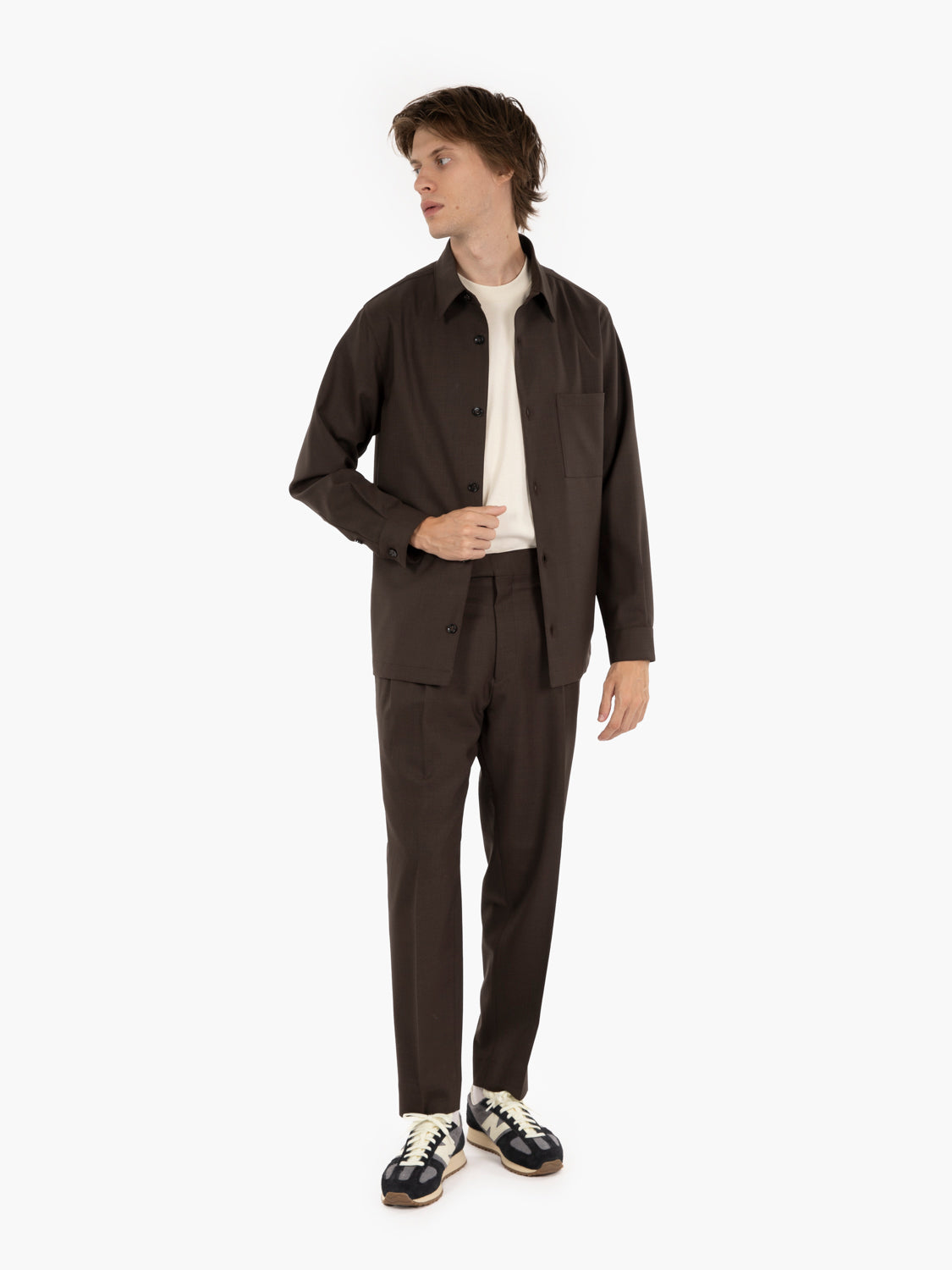 Giacca camicia moro