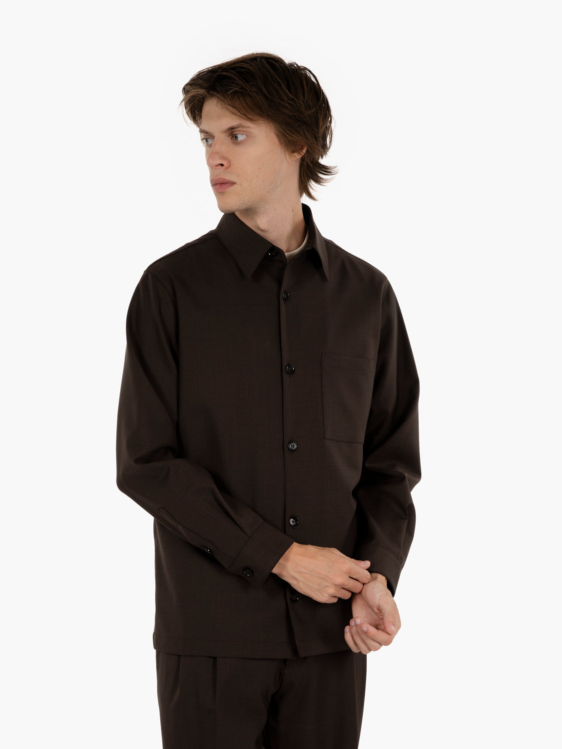 Giacca camicia moro