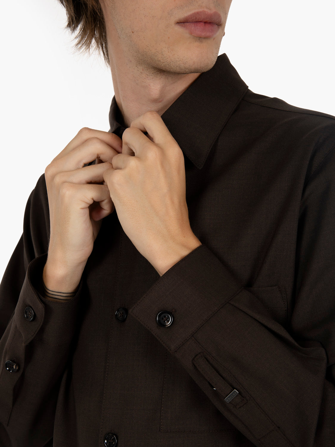 Giacca camicia moro